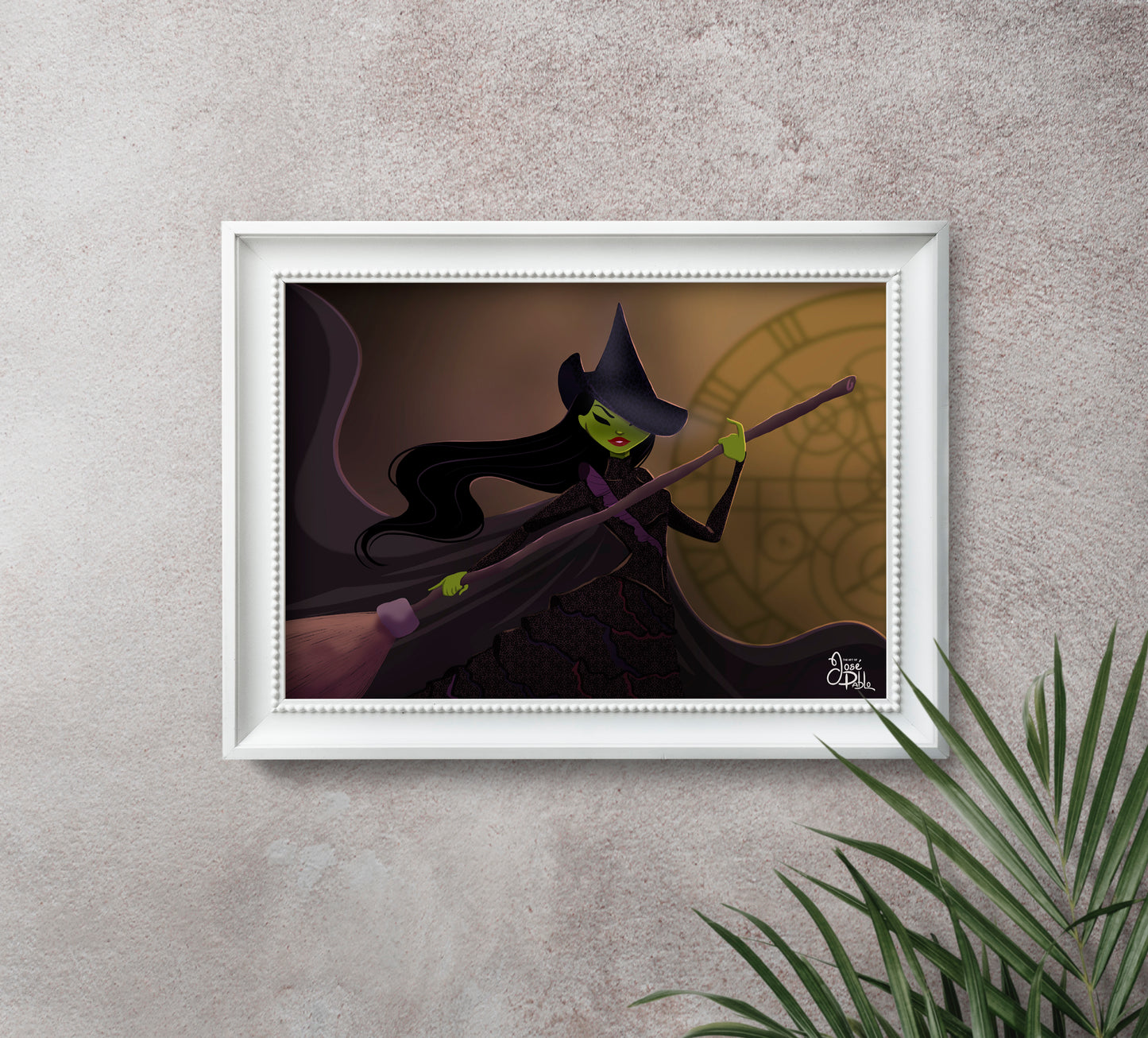 La bruja malvada - Lámina artística