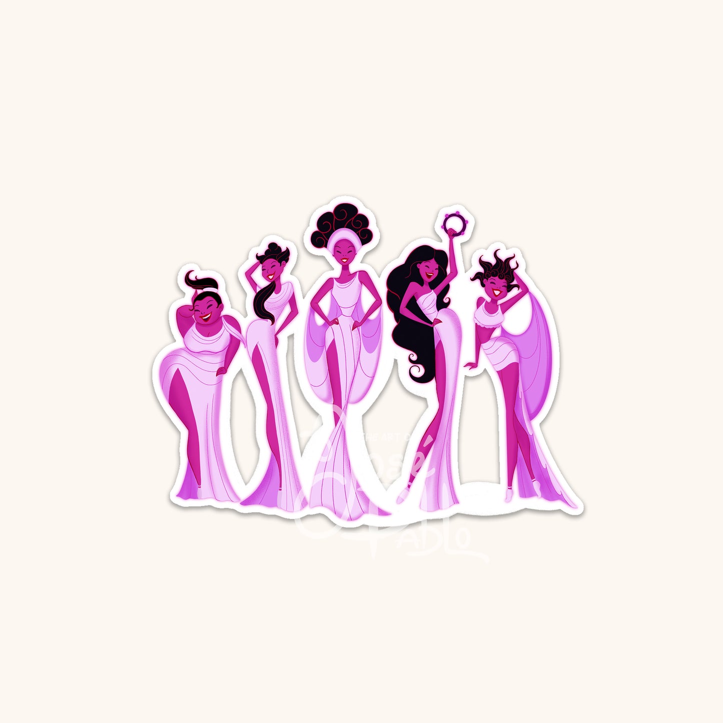 The Muses- Waterproof Sticker