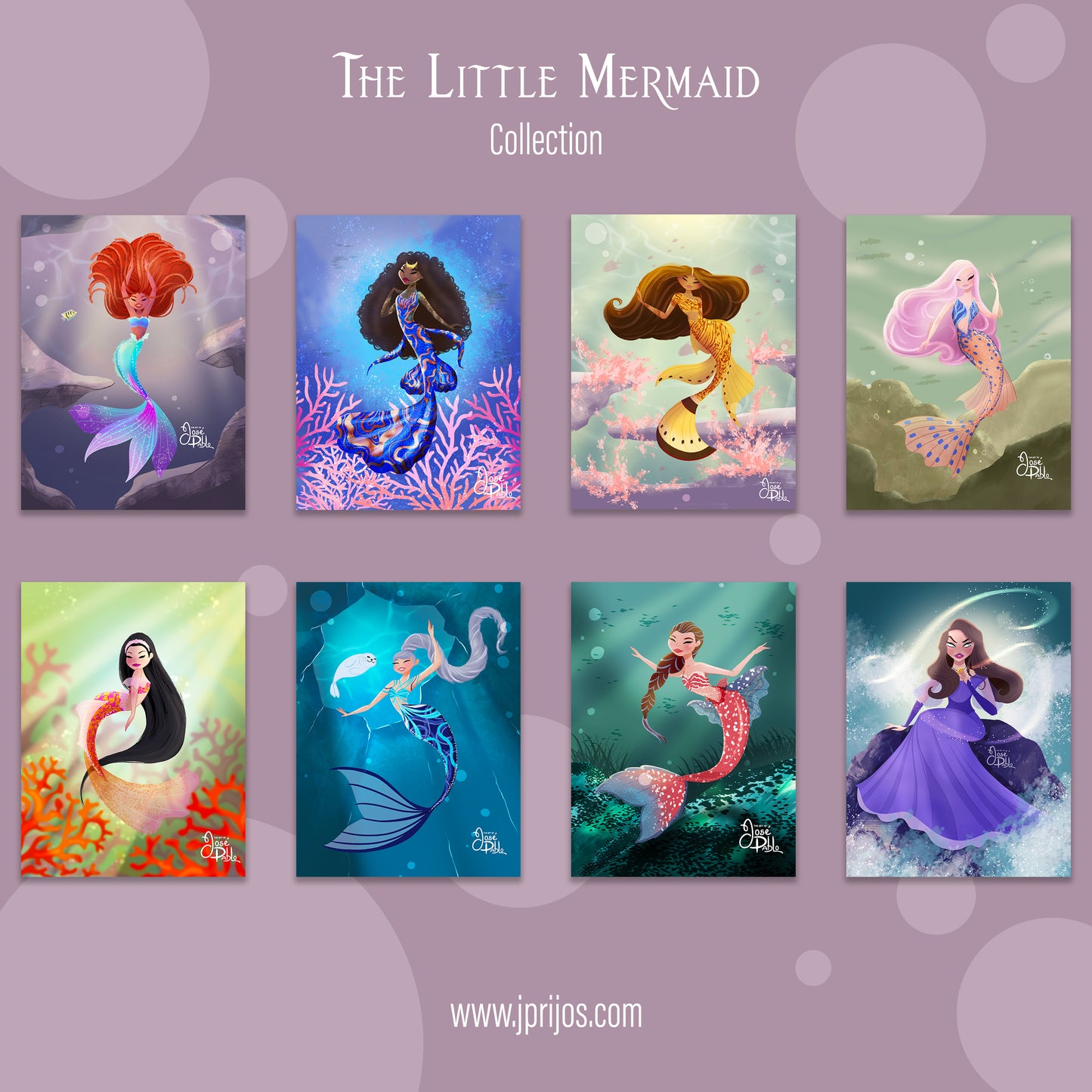 Hijas de Tritón - Lámina artística