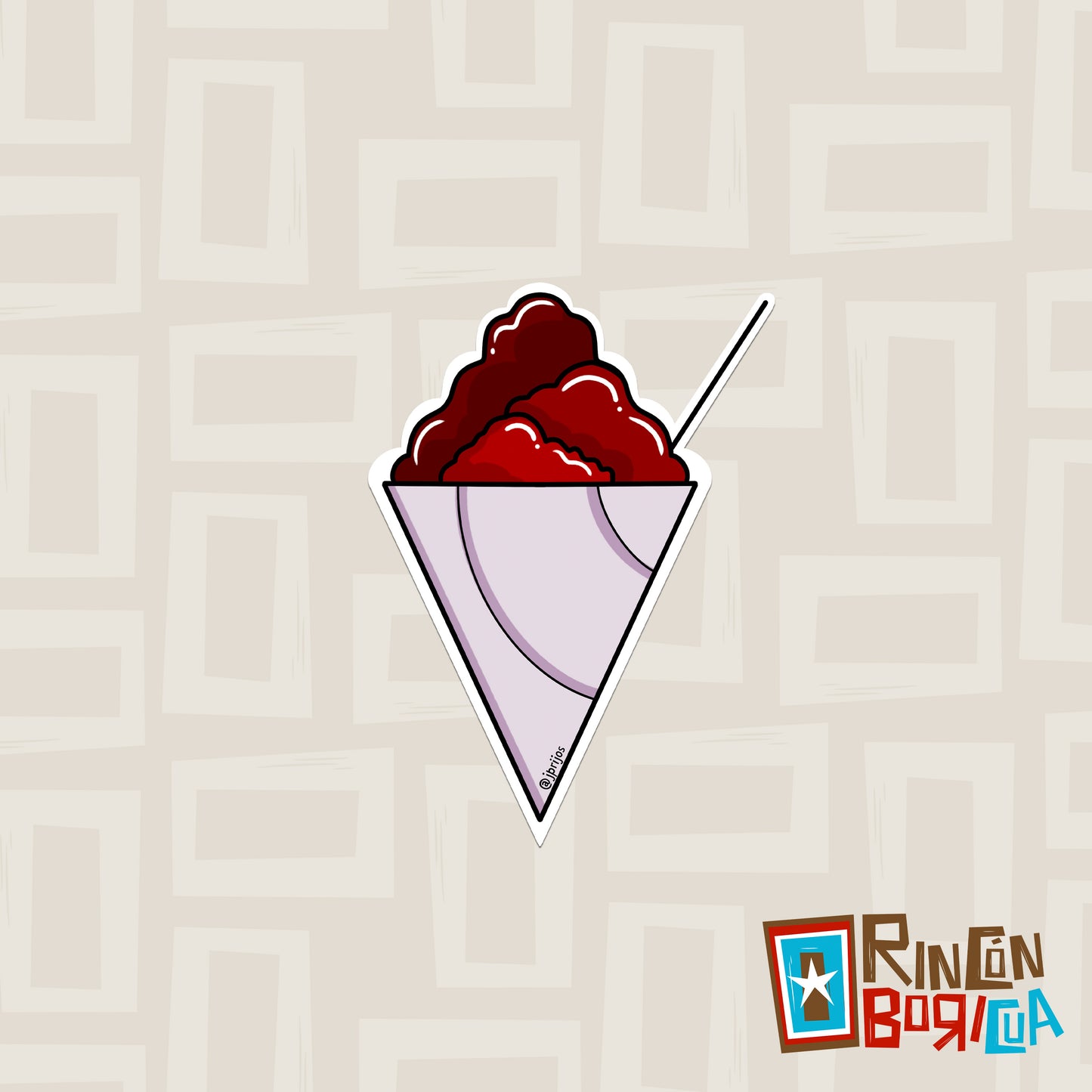 Piragüa- Waterproof Sticker