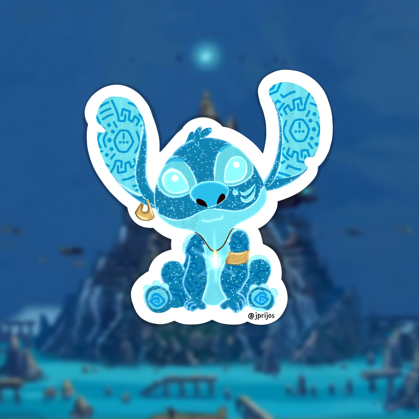Stitch Crashes Disney vol.4- Waterproof Stickers
