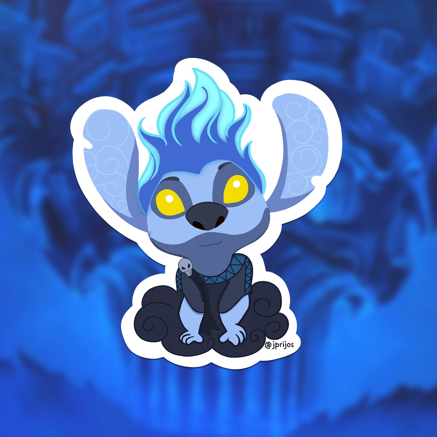 Stitch Crashes Disney Villains vol.1- Waterproof Stickers