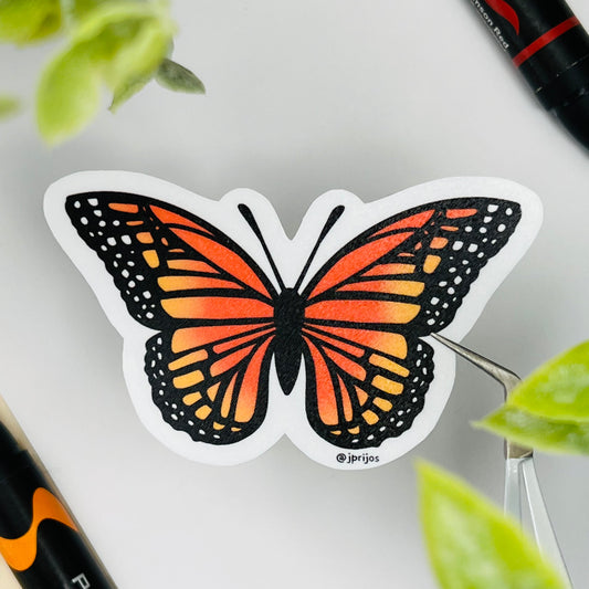 Monarch Butterfly- Waterproof Sticker
