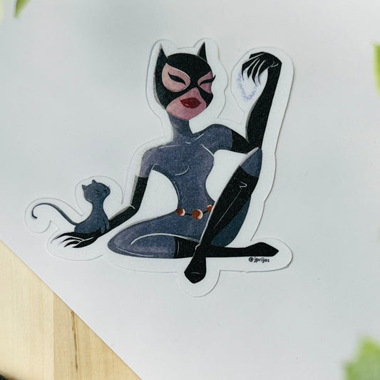 Catwoman (Serie animada de Batman) - Adhesivo resistente al agua