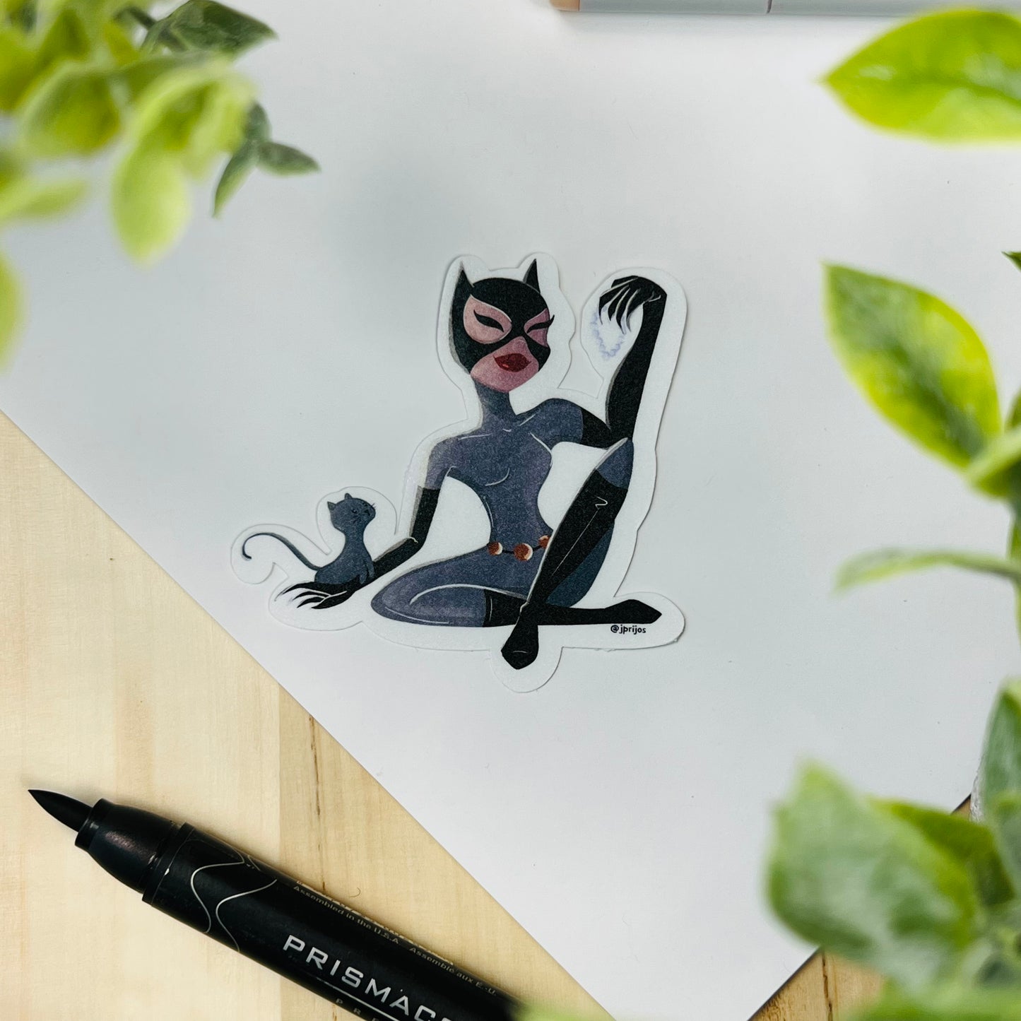 Catwoman (Serie animada de Batman) - Adhesivo resistente al agua