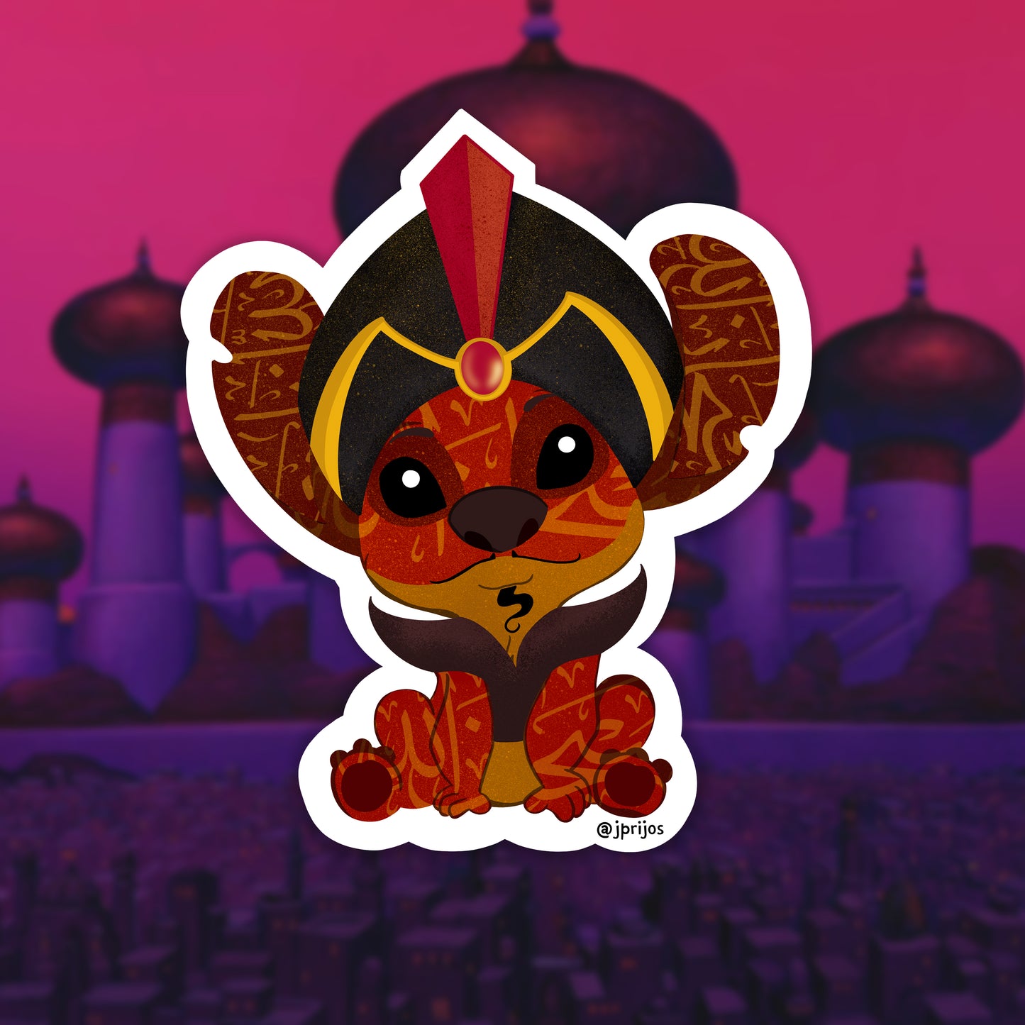 Stitch Crashes Disney Villains vol.1- Waterproof Stickers