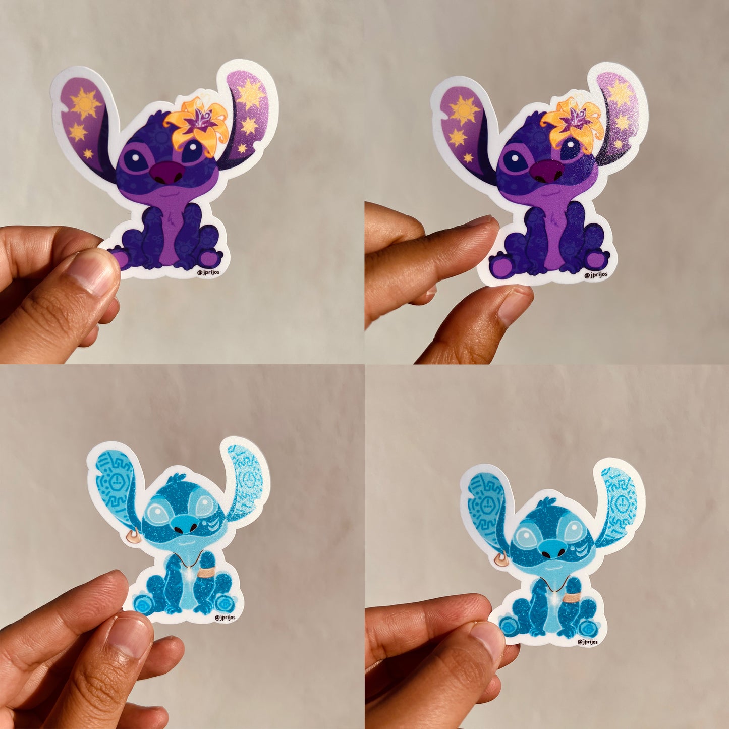 Stitch Crashes Disney vol.4- Waterproof Stickers
