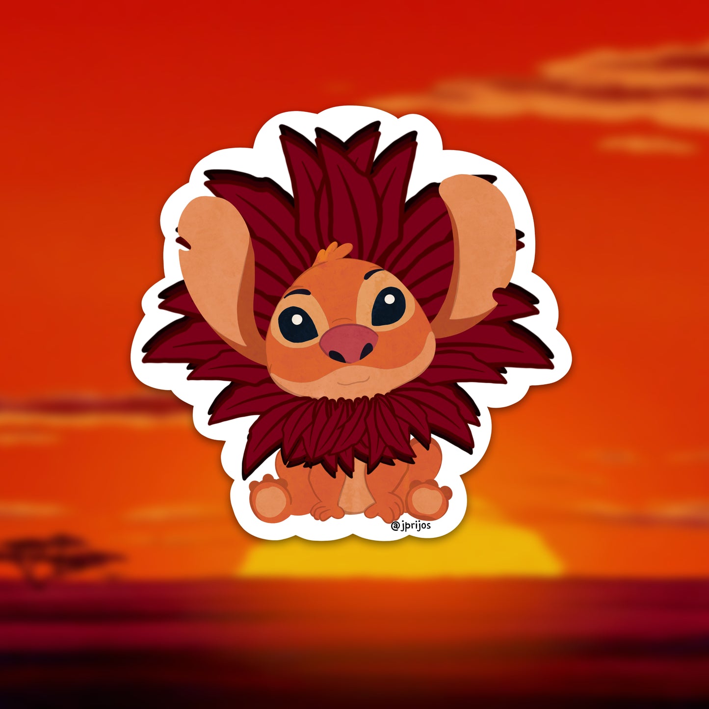 Stitch Crashes Disney vol.1- Waterproof Stickers