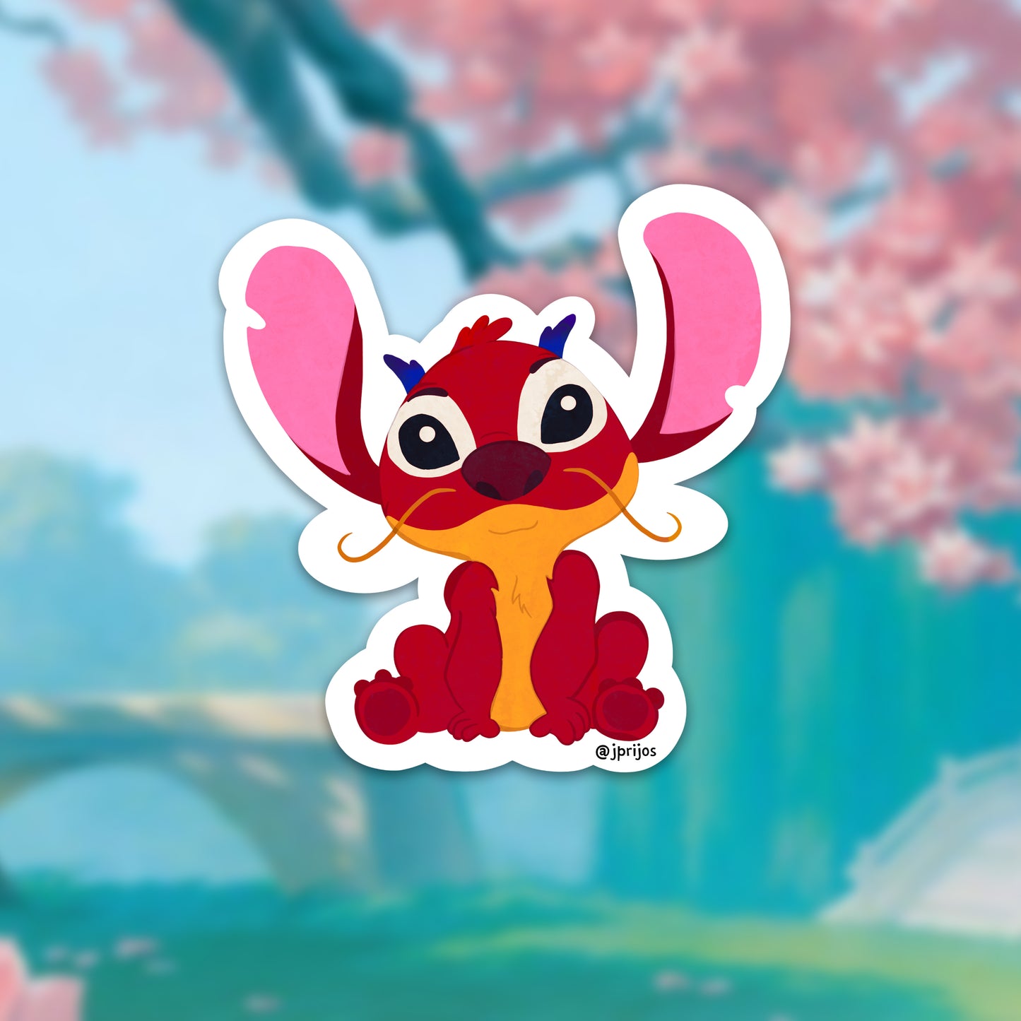 Stitch Crashes Disney vol.1- Waterproof Stickers