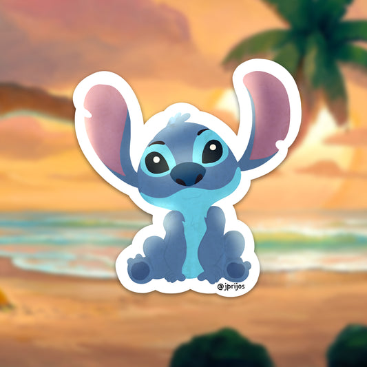 Stitch Crashes Disney vol.1- Waterproof Stickers