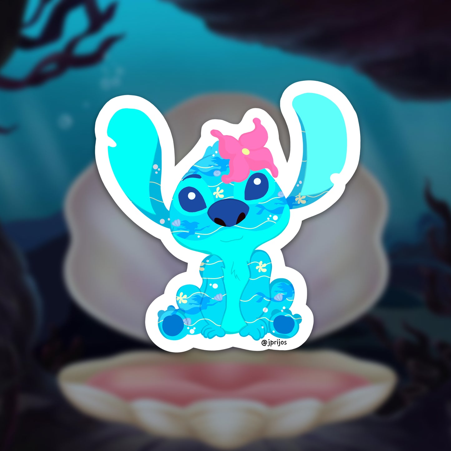 Stitch Crashes Disney vol.1- Waterproof Stickers