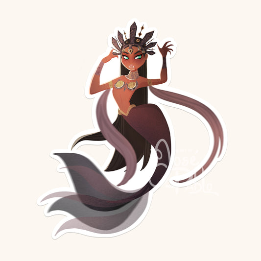 Akasha Mermaid- Waterproof Sticker