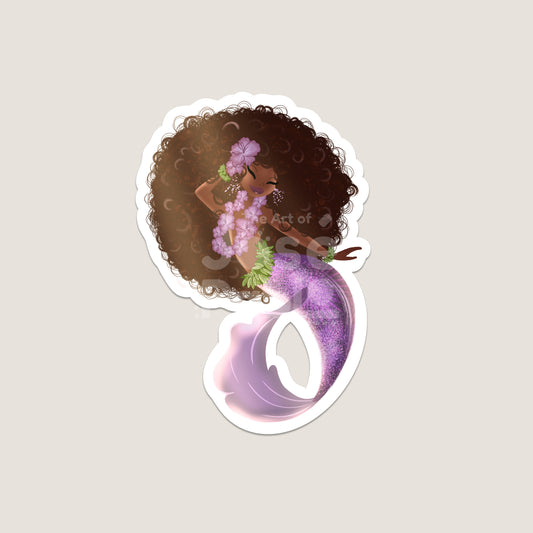 Amethyst Bloom - Waterproof Sticker
