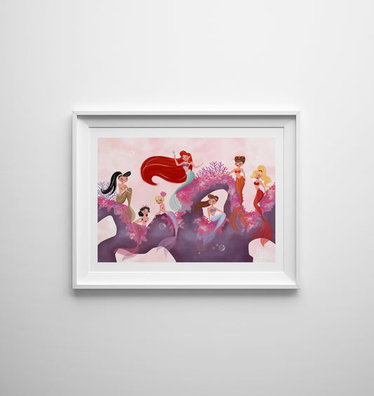 the little mermaid print