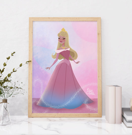 Princess Aurora- Art Print