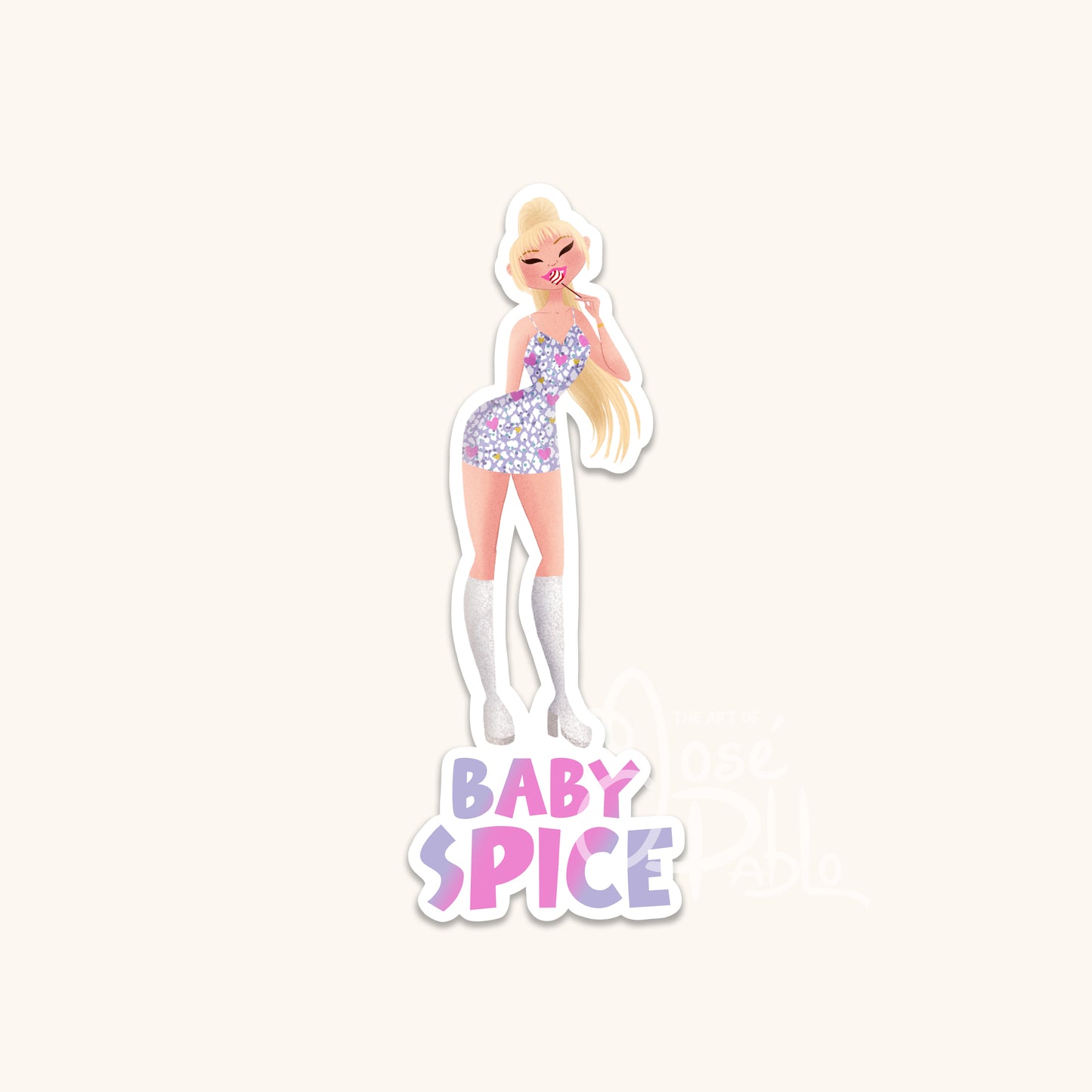 Spice Girls 25th Anniversary - Waterproof Stickers