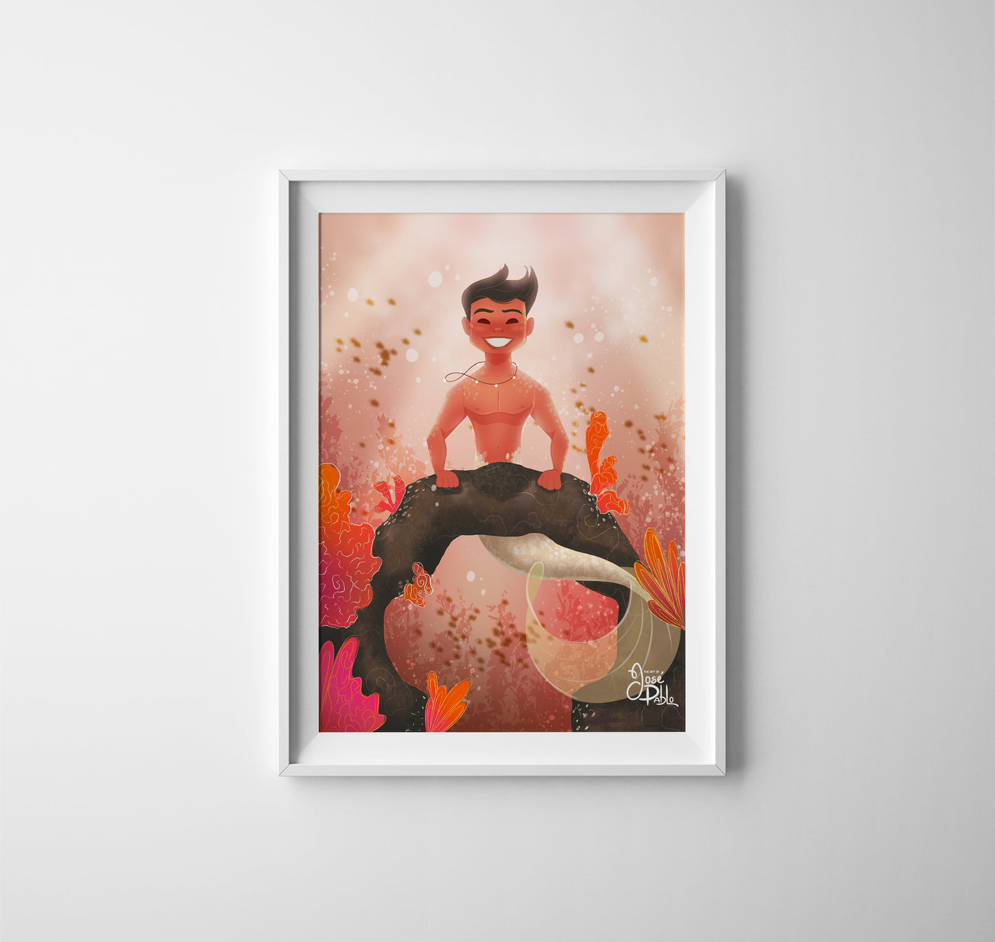 Coral Merman- Art Print