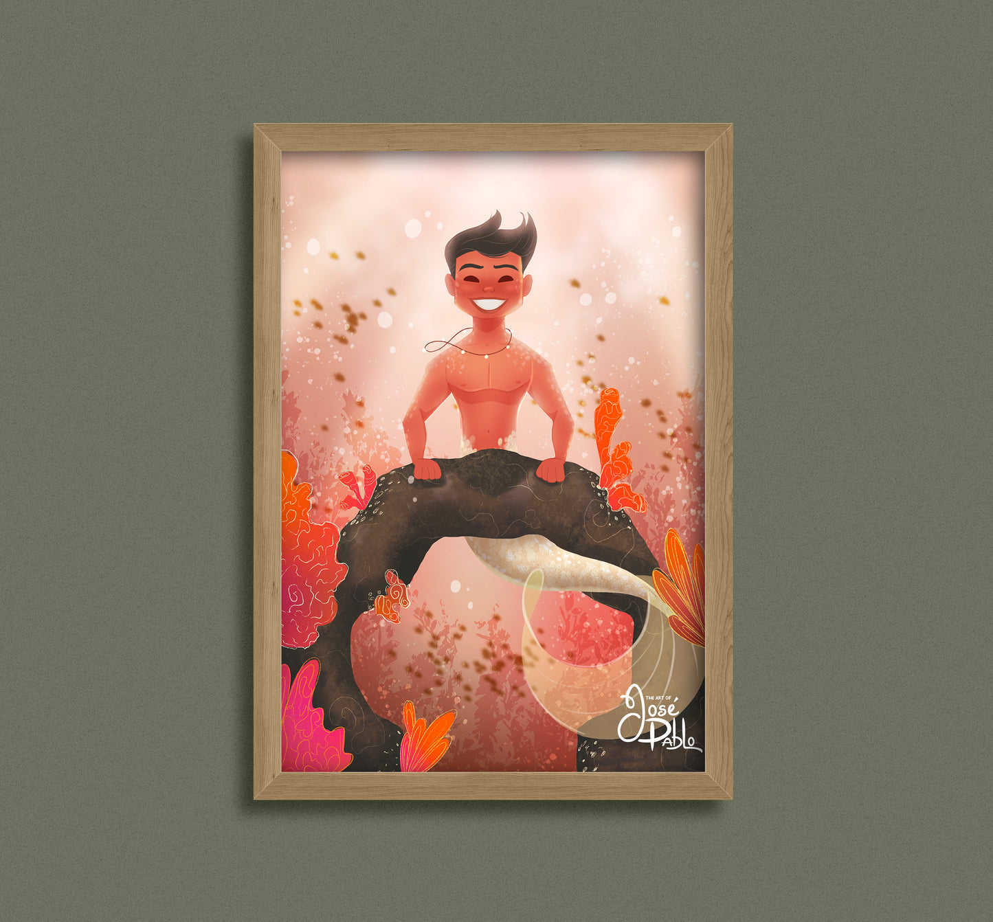 Coral Merman- Art Print