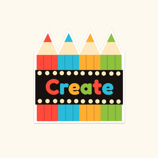 Create- Waterproof Sticker