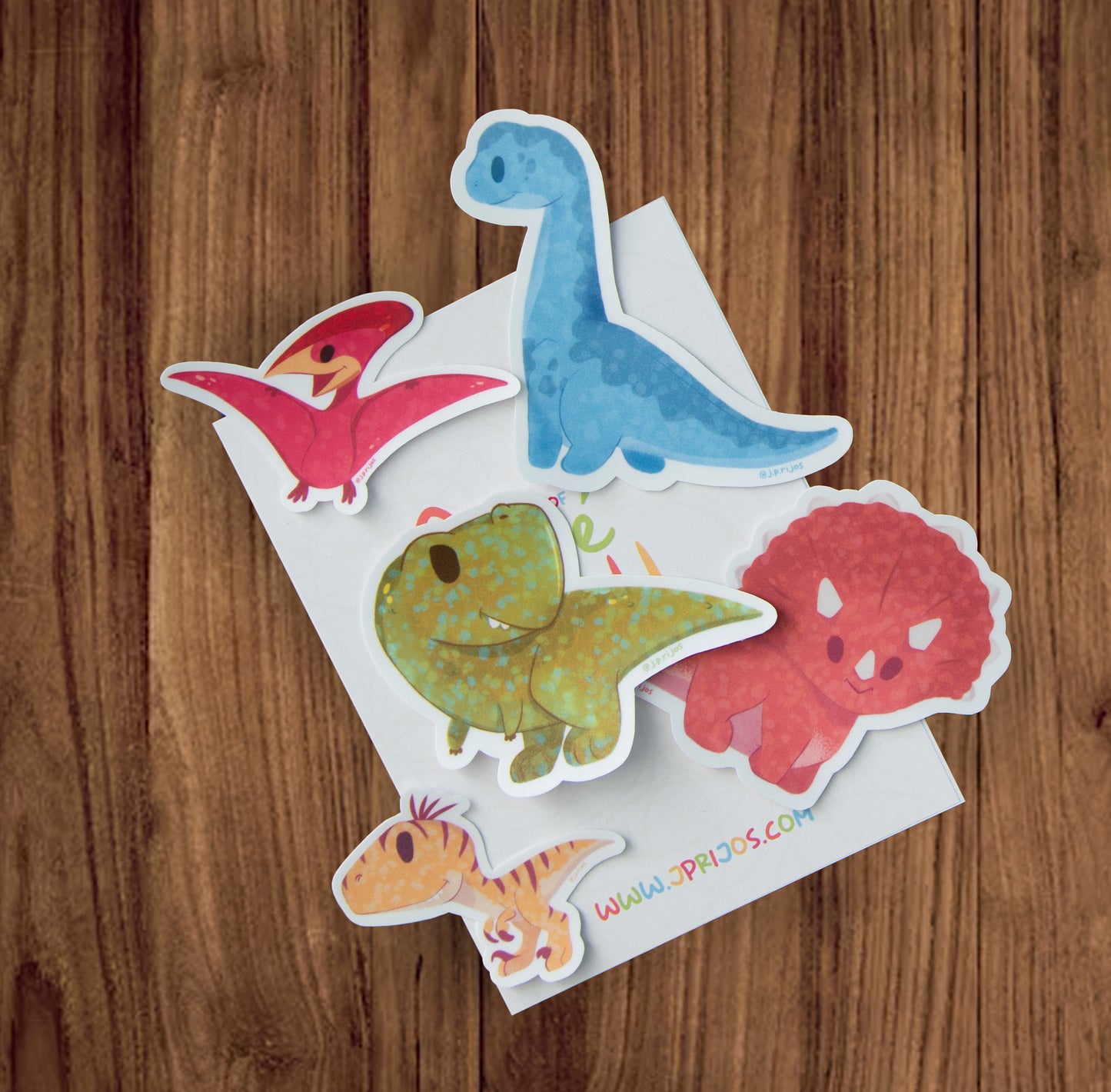 Dino Friends- Waterproof Stickers