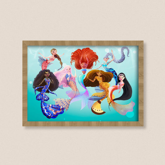 Daughters of Triton - Live Action Mermaid Art Print