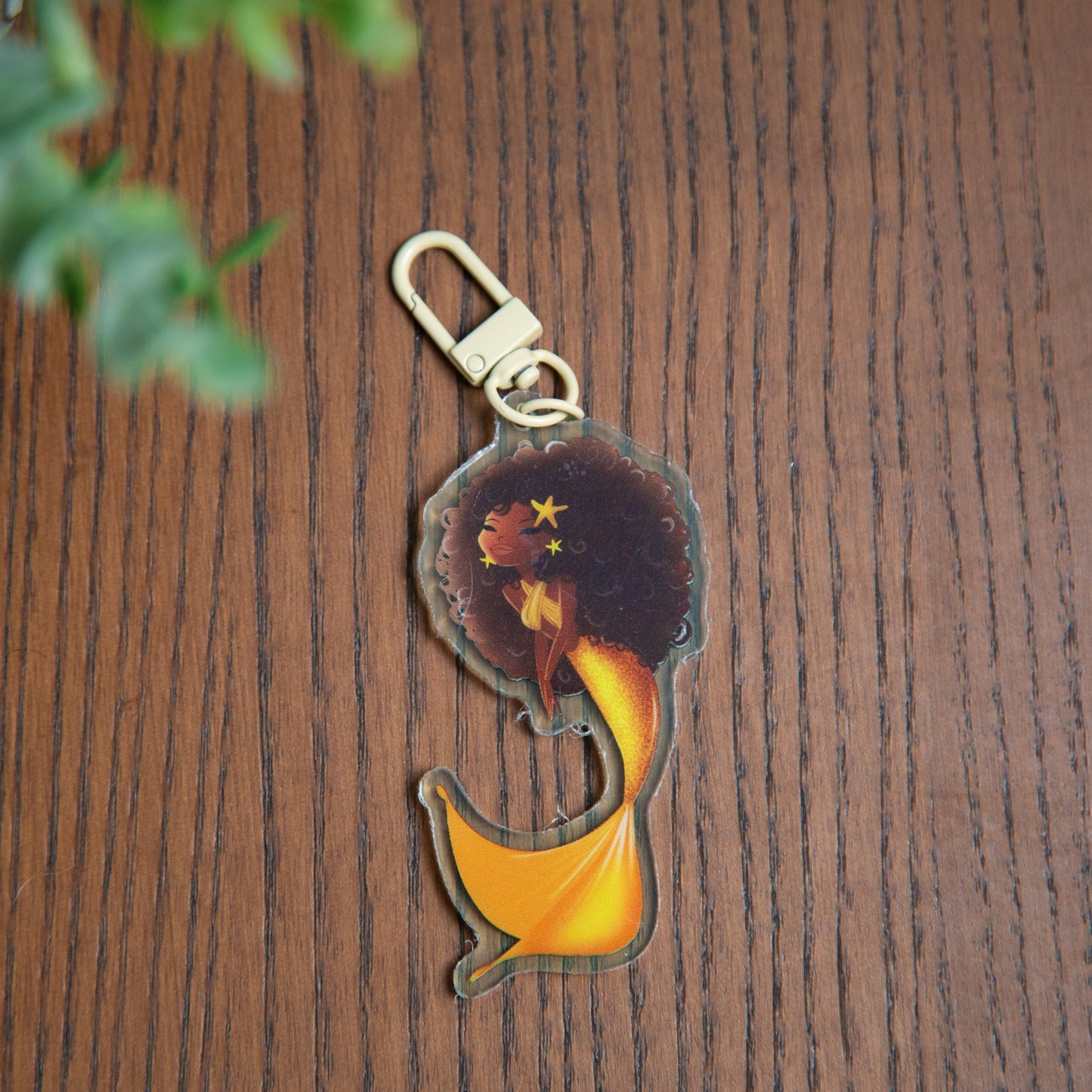 Caribbean Mermaid- Acrylic Keychain