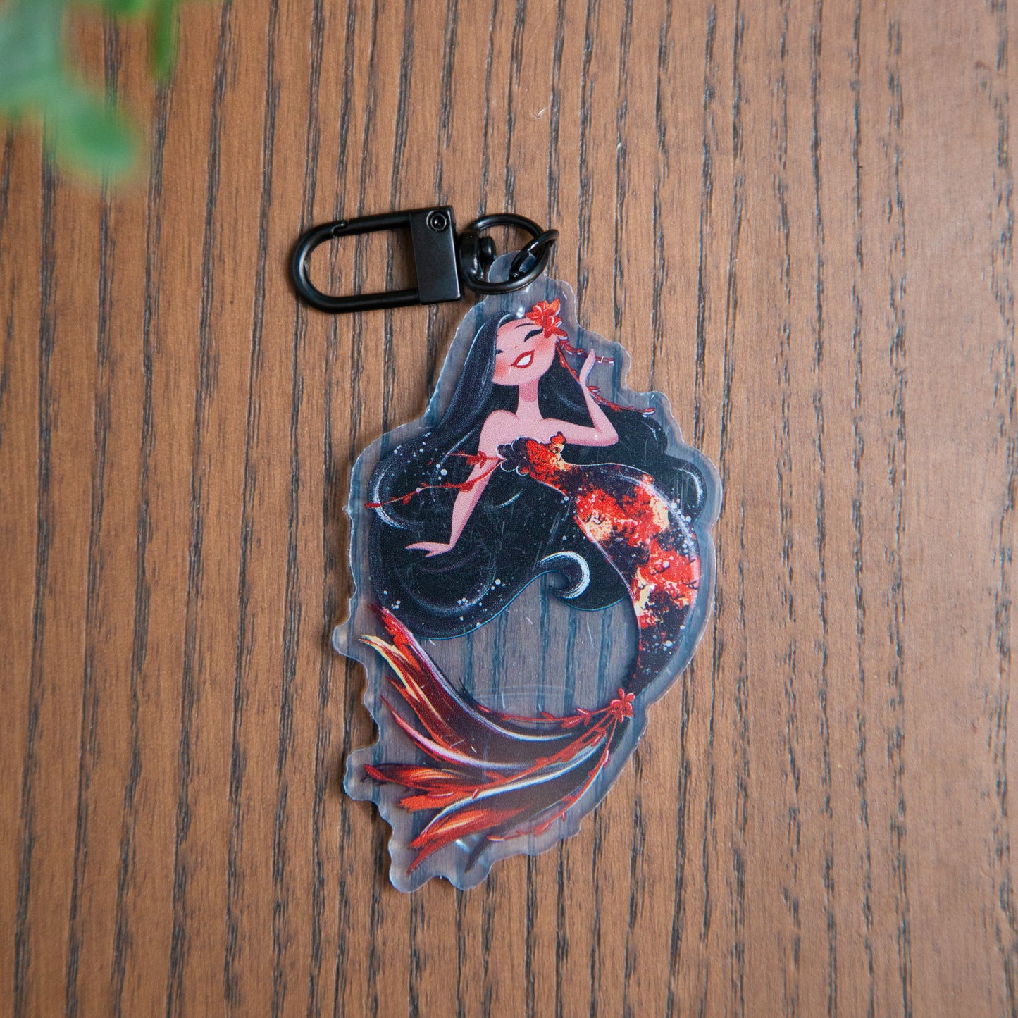 Koi Mermaid- Acrylic Keychain