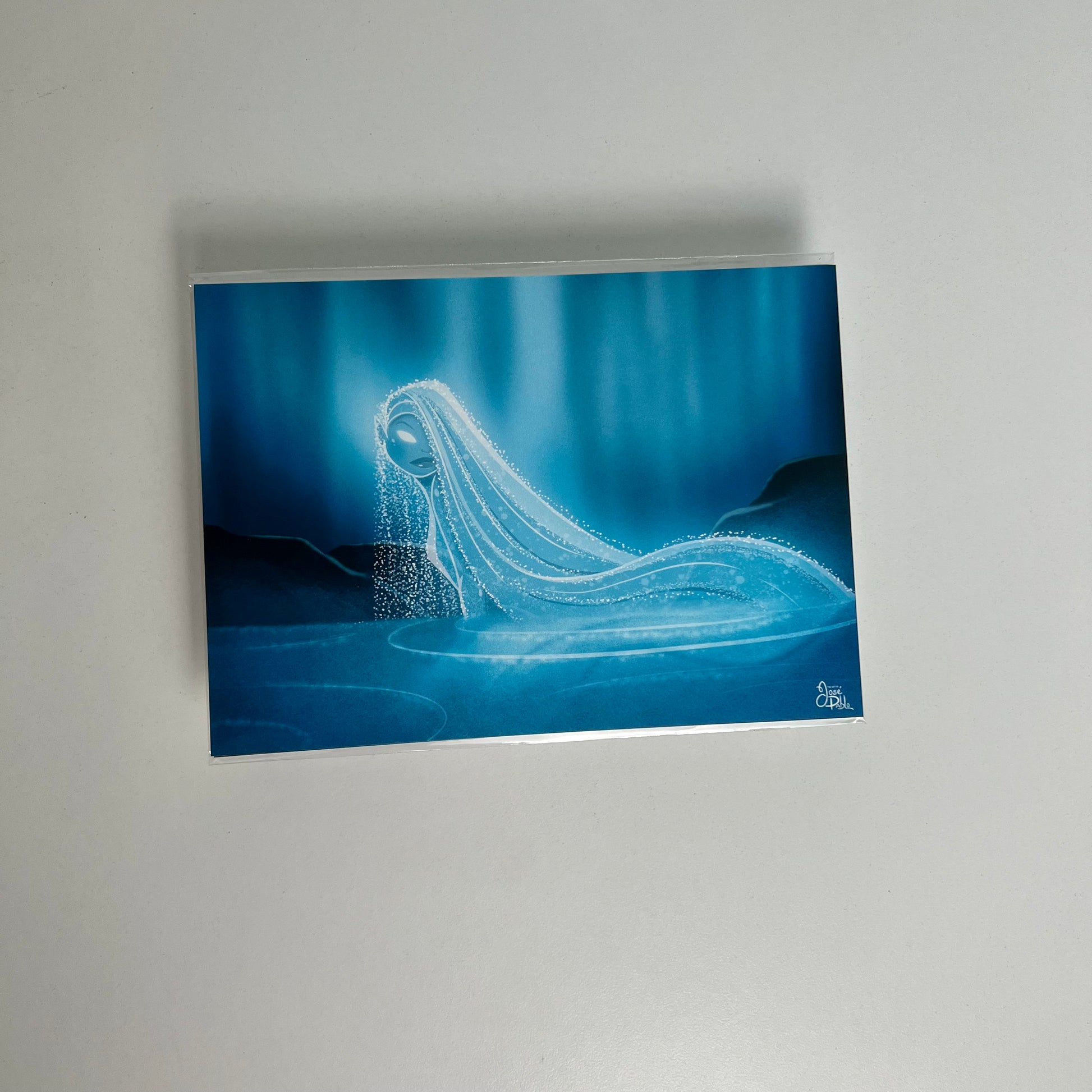 water mermaid print