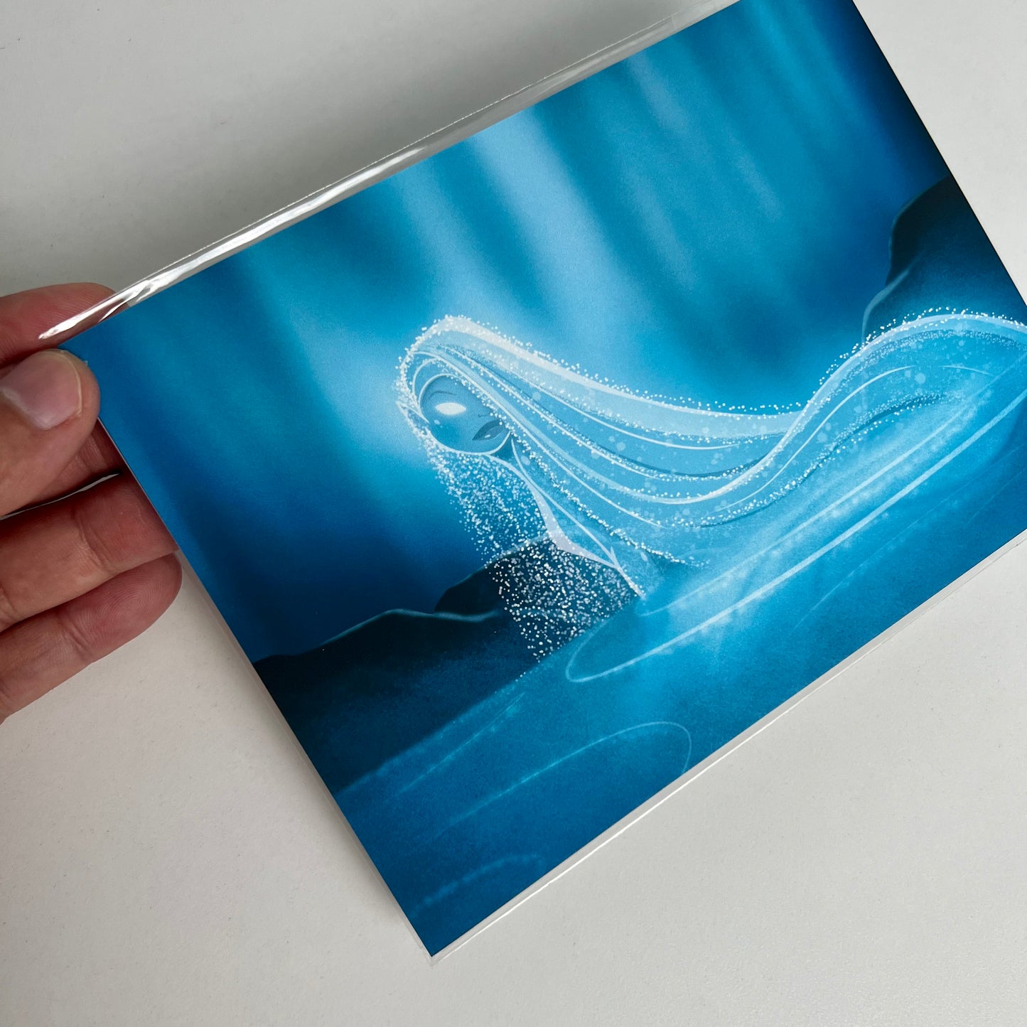 water mermaid print