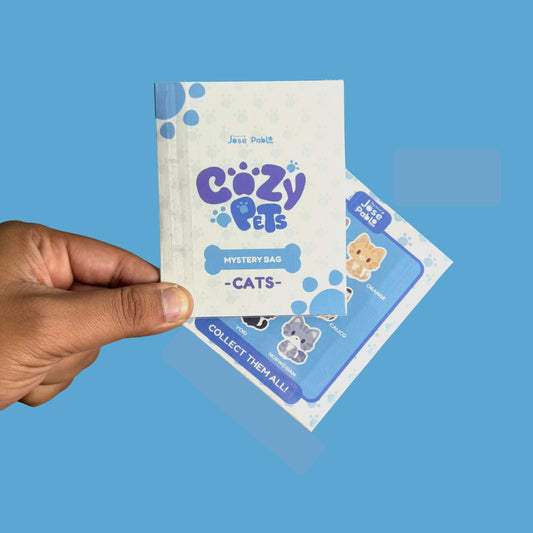 Bolsa Misteriosa de Gatos Acogedores – Sticker Impermeable