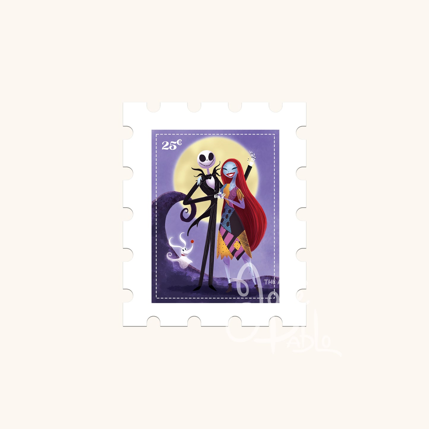 Jack and Sally- Waterproof Sticker