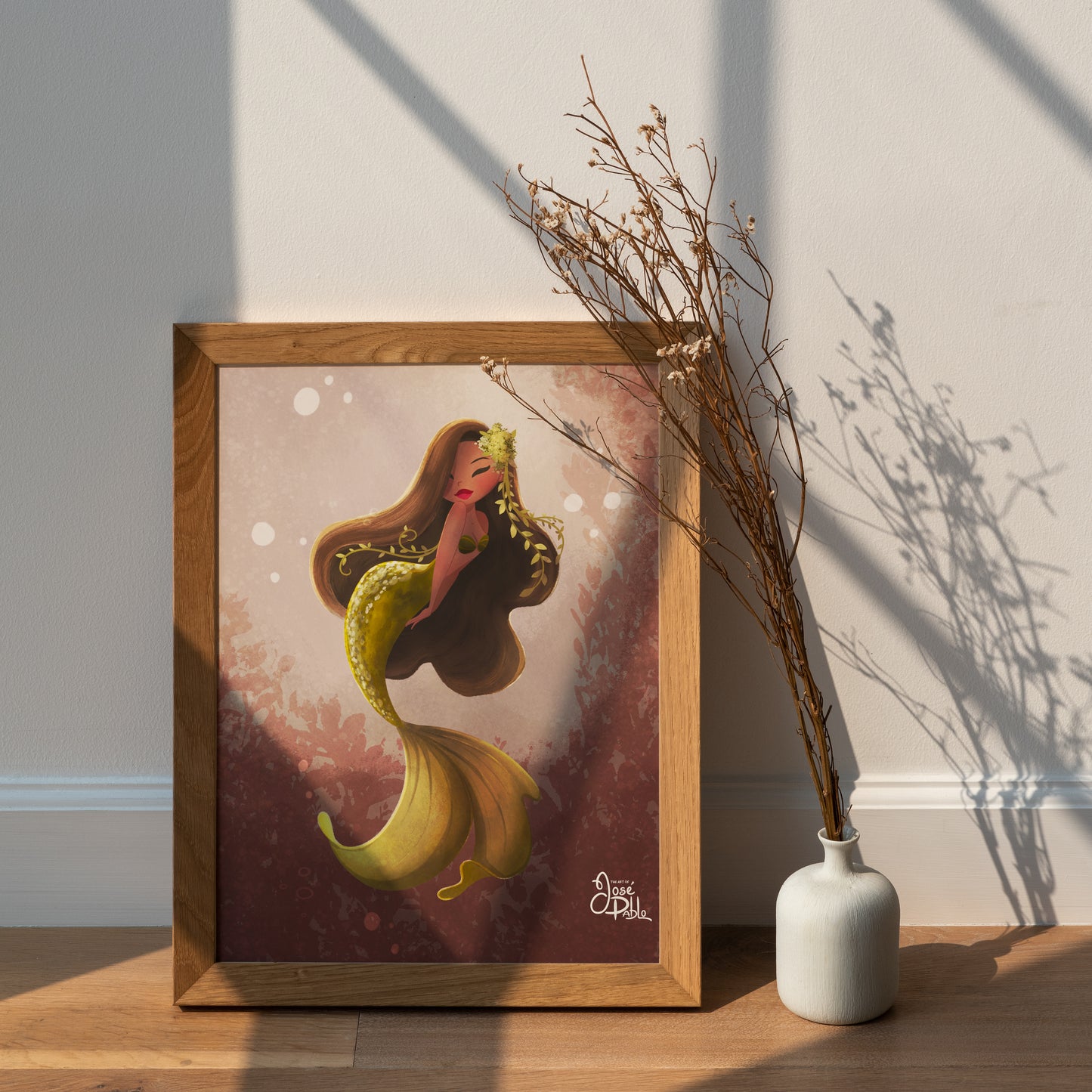 Kelp Mermaid- Art Print