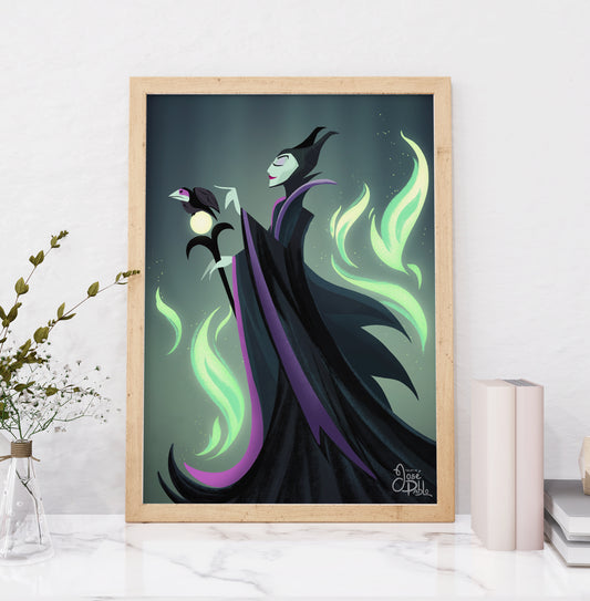 Maleficent- Art Print