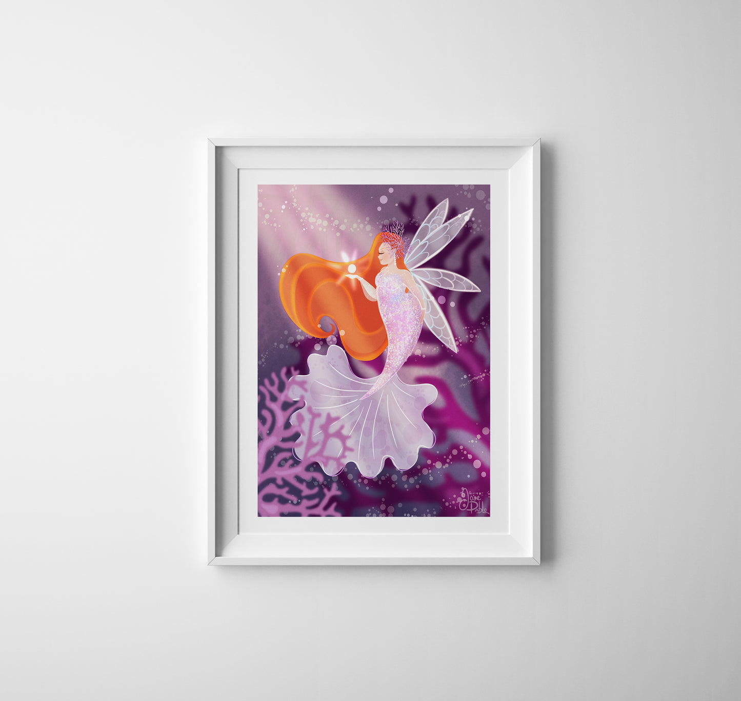 fairy mermaid art print