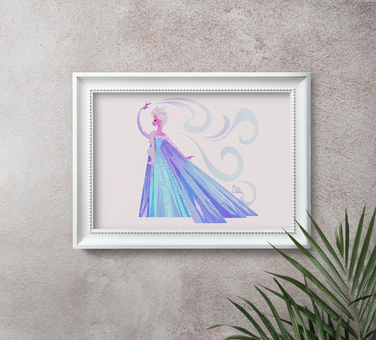 Queen Elsa - Art Print