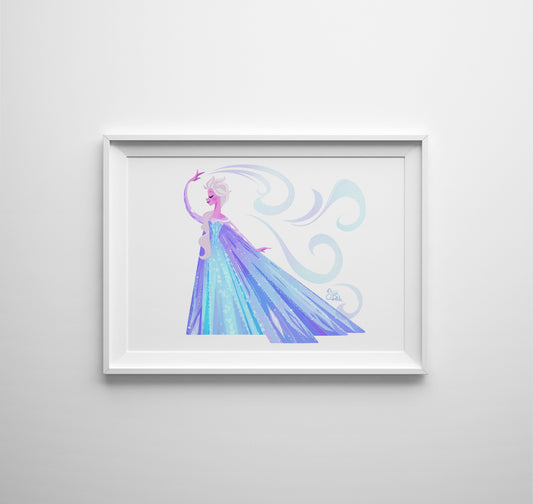 Queen Elsa - Art Print