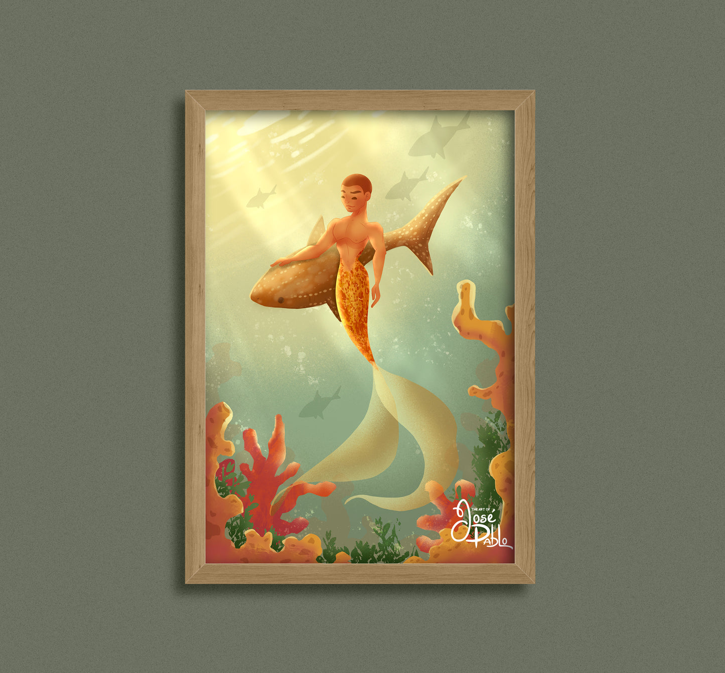 Shark Merman- Art Print