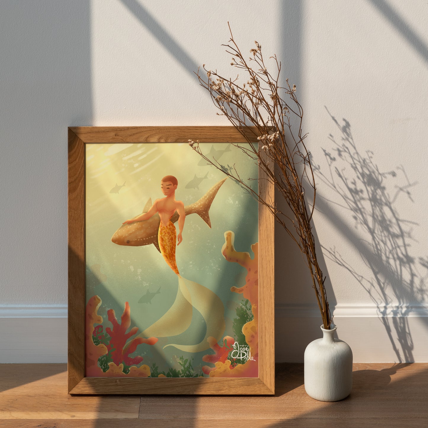 Shark Merman- Art Print