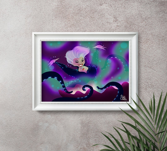 Ursula Live action- Art Print