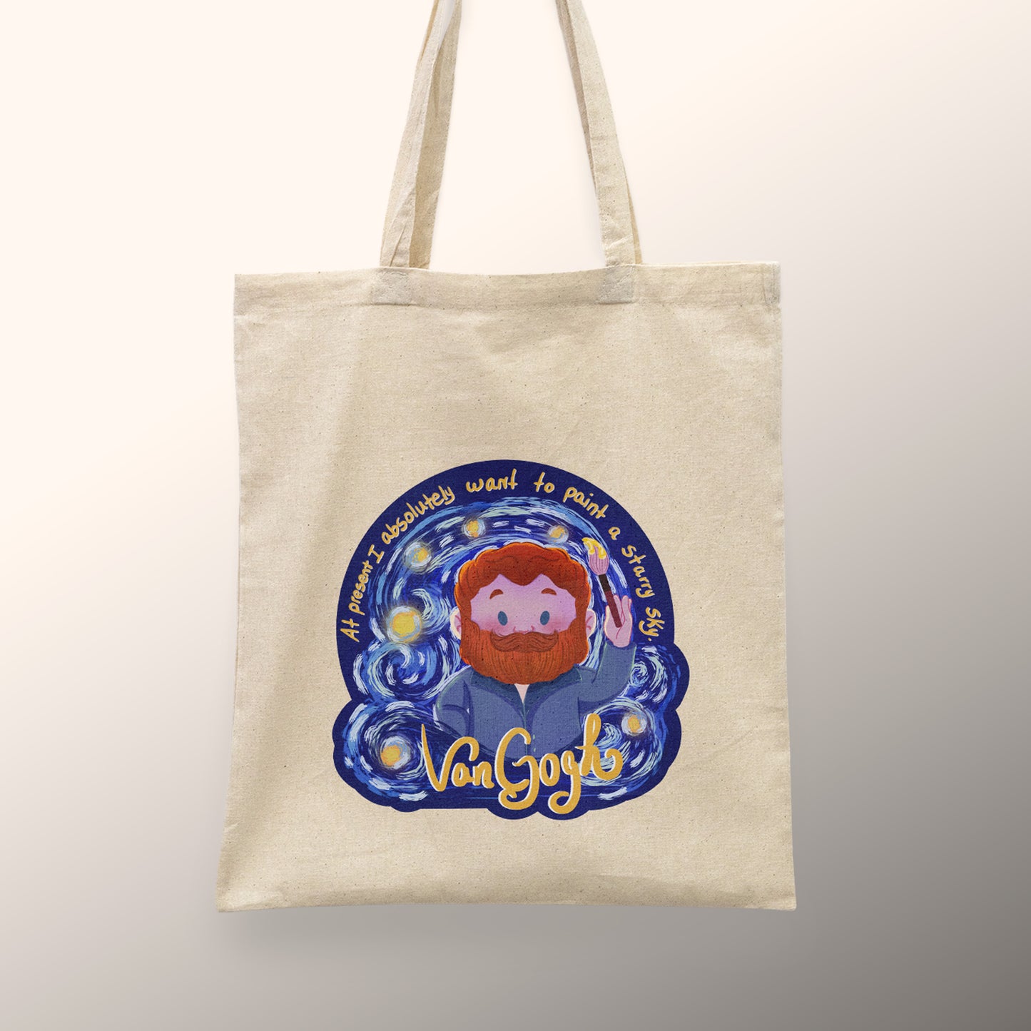 Van Gogh Starry Night- Tote Bag