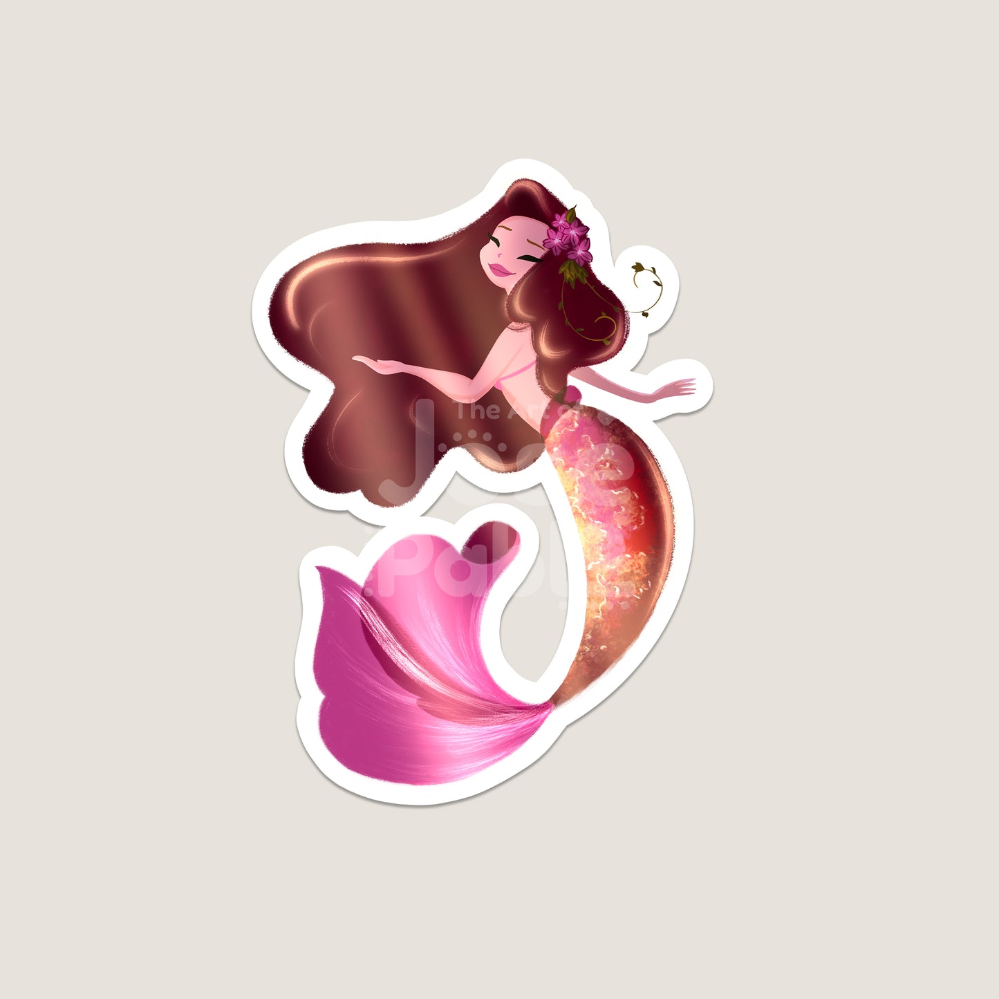 Velvet Ember - Waterproof Sticker