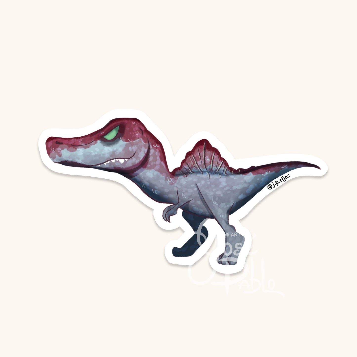 Spinosaurus- Waterproof Sticker