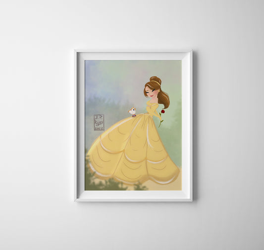 Princess Belle- Art Print