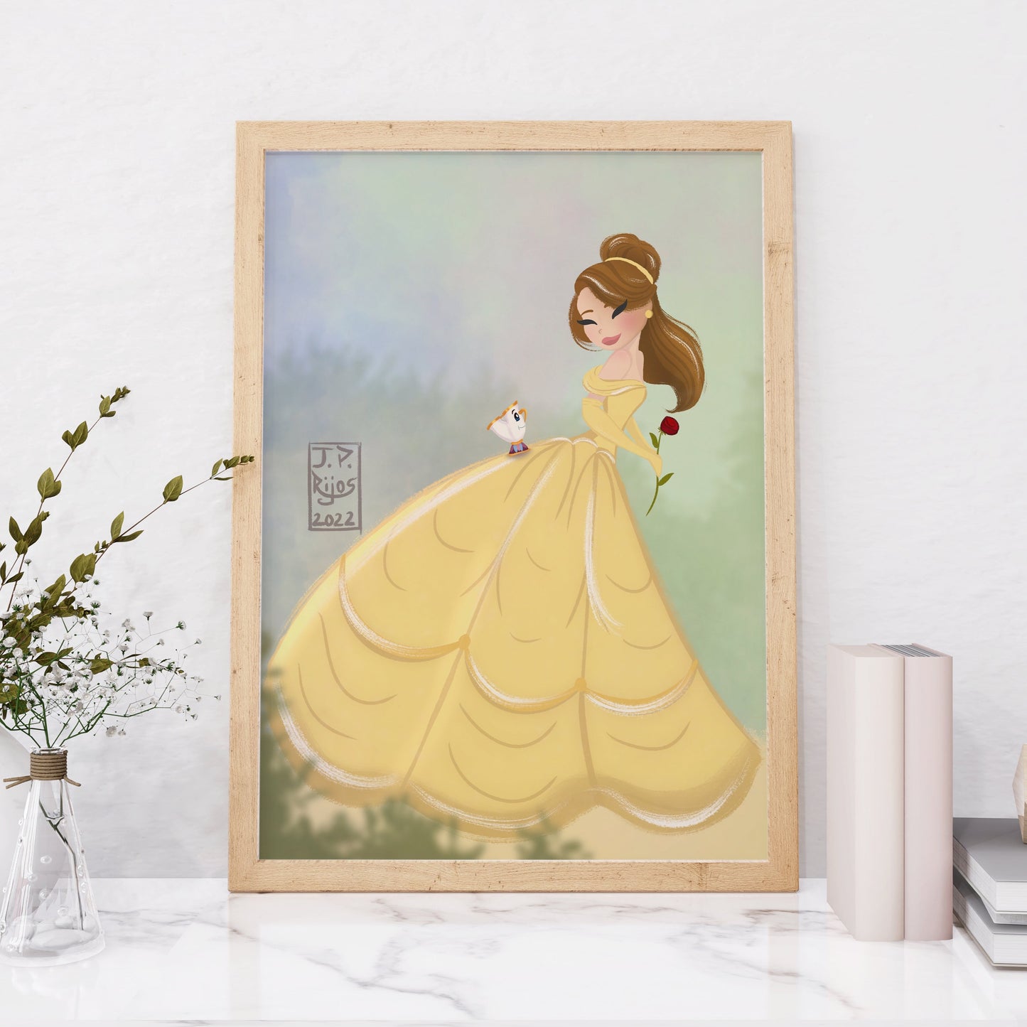 Princess Belle- Art Print