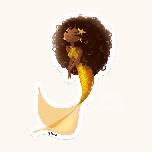 caribbean mermaid sticker