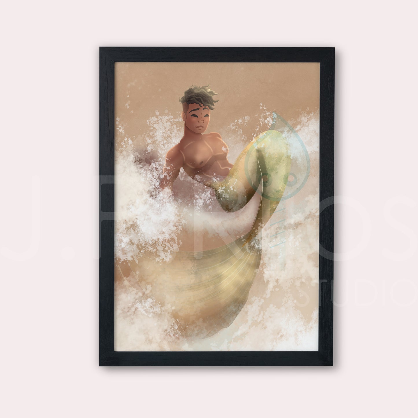 merman art print