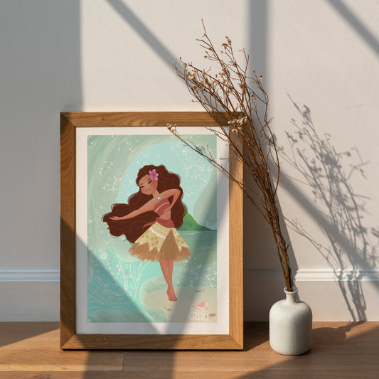 Princess Moana- Art Print