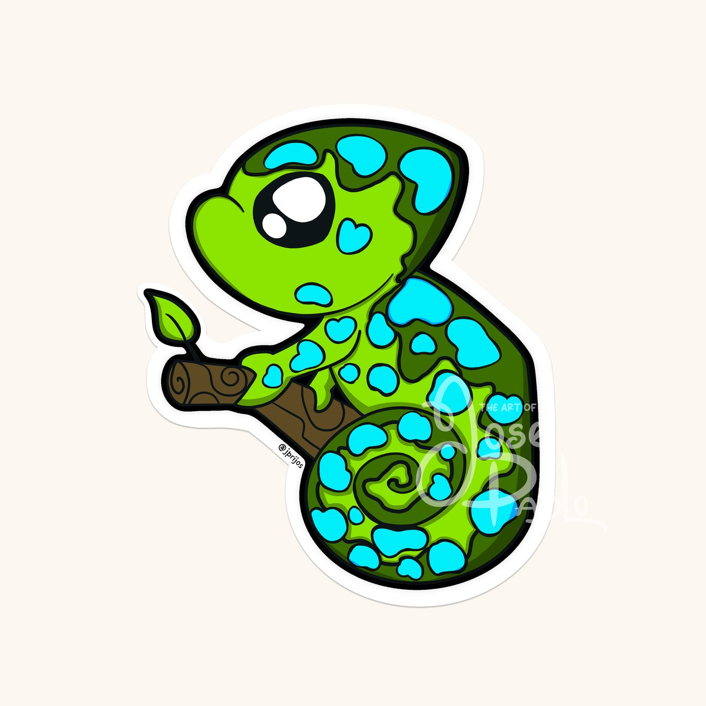 Parson's Chameleon- Waterproof Sticker