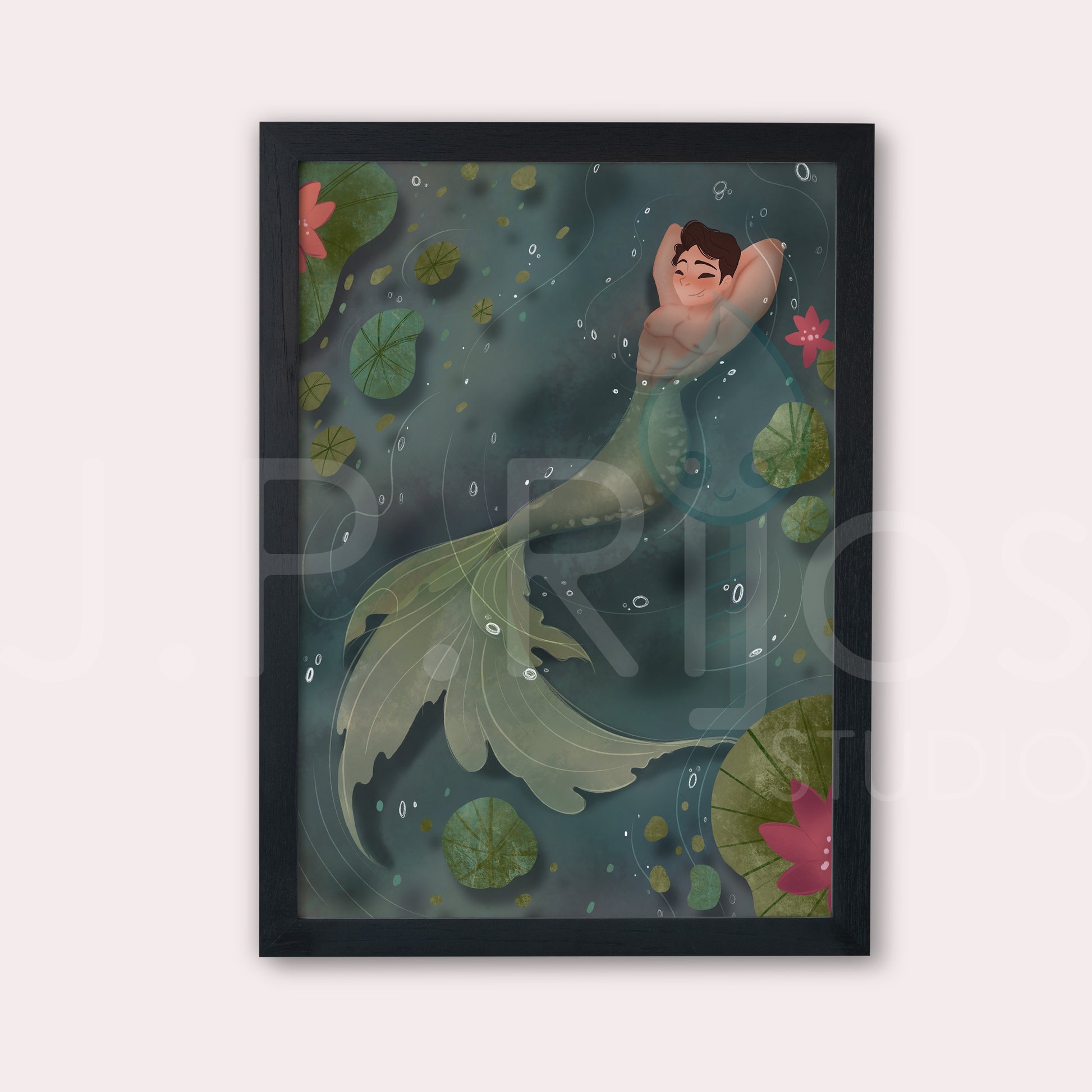 merman art print