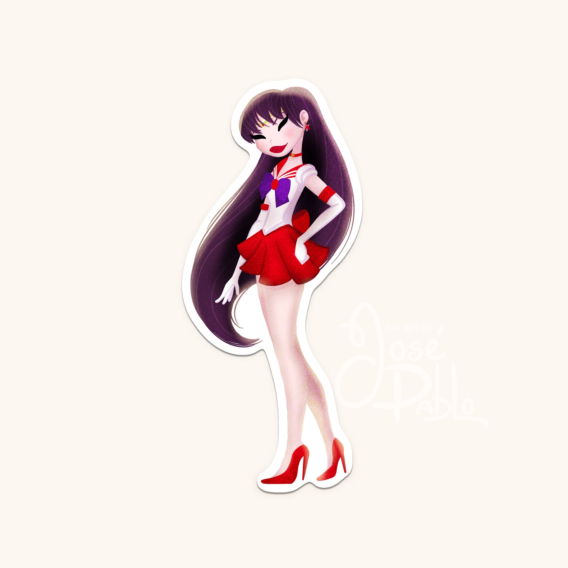 Sailor Mars stickers